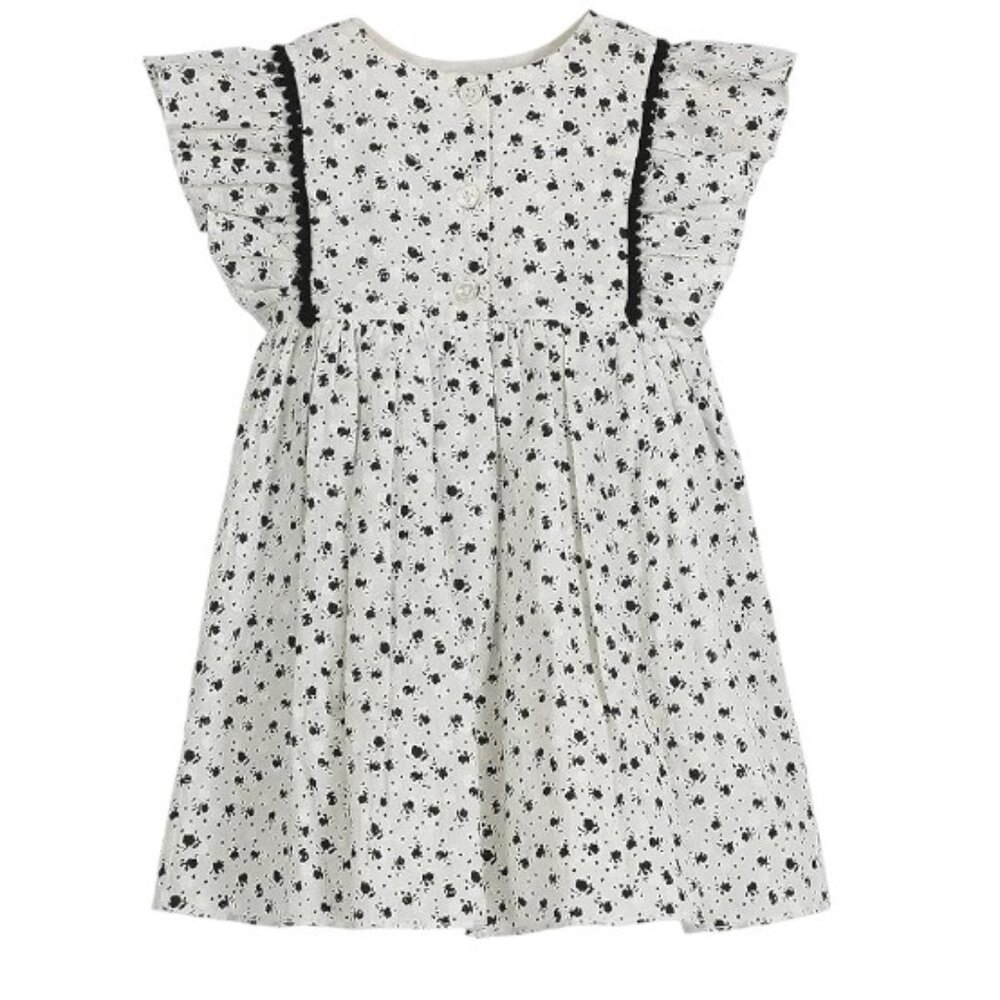 Pippa & Julie Girls' Sleeveless Patterned Party Dress, Fit and Flare Size: 6X